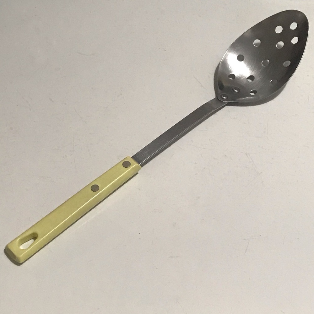 Vintage Slotted Cooking Spoon